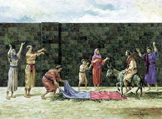 Chapter 27 King Jesus (John 12:1-19) Six days before the Feast of Passover (a holiday that celebrates God s deliverance of Israel from the slavery of Egypt), Jesus returned to Bethany to visit his