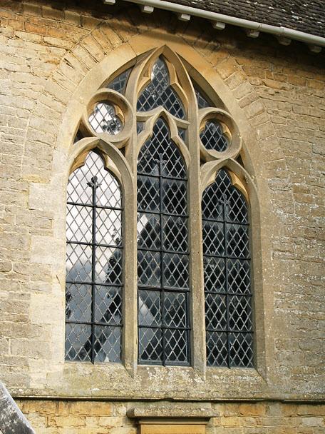George Edmund Street used the Gothic Decorated period, 1250-1350, as the basis for this church s windows.