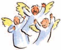 December 19 Angels On the night that Jesus was born, God sent an angel with a message for the shepherds.