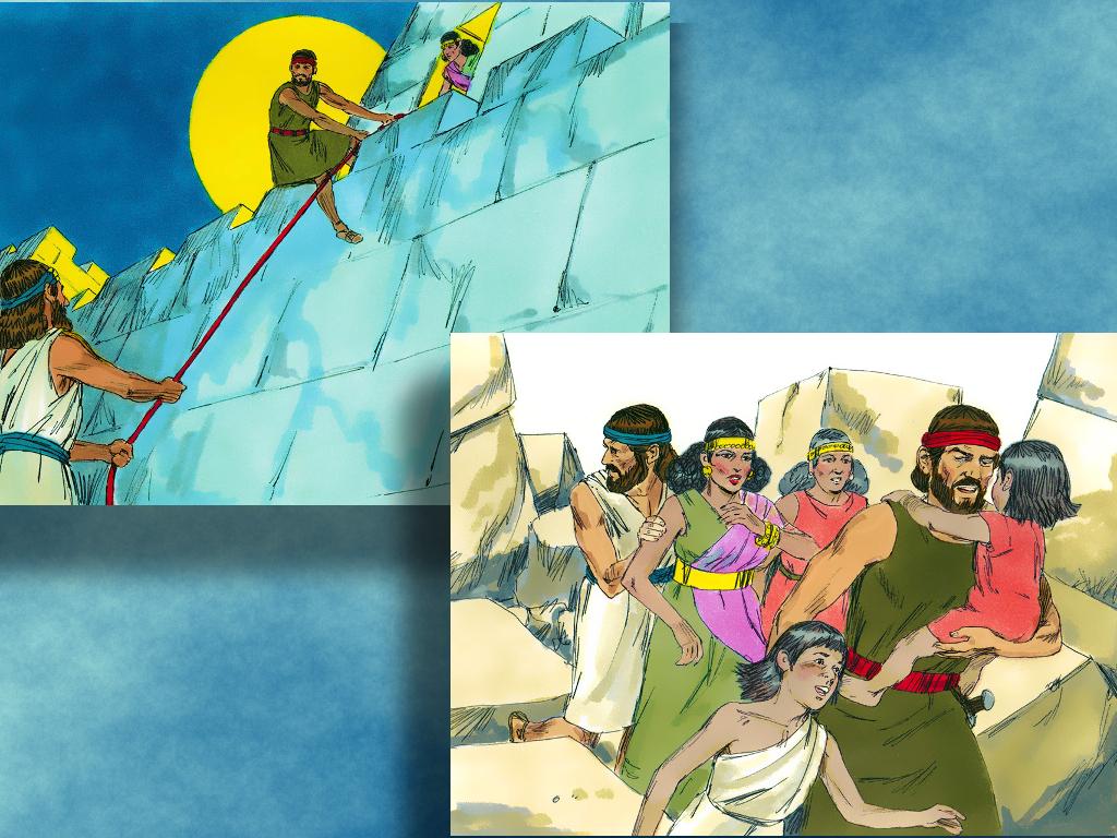 Rahab Rescues Her Parents Joshua 2 : 13 21 The Fifth Commandment10 Honour thy father and thy