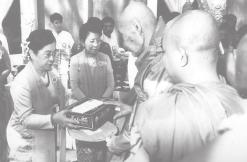 Guru Bhaddanta Sobhana gave an Ovadakatha.