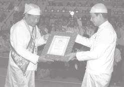 Agga Maha Pandita Title to six Sayadaws and certificates of Agga Maha Title to six Sayadaws.