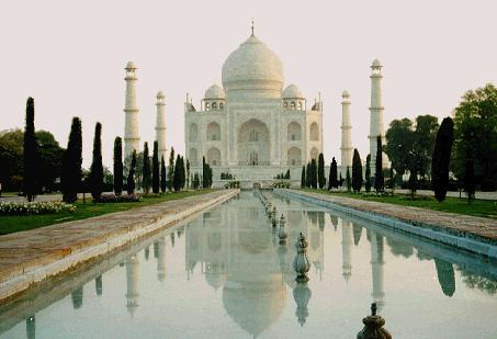 Monuments: Taj Mahal (In Agra) The Taj Mahal was built by
