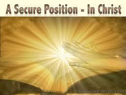5) Always ensure that our security comes from who we are in Christ.