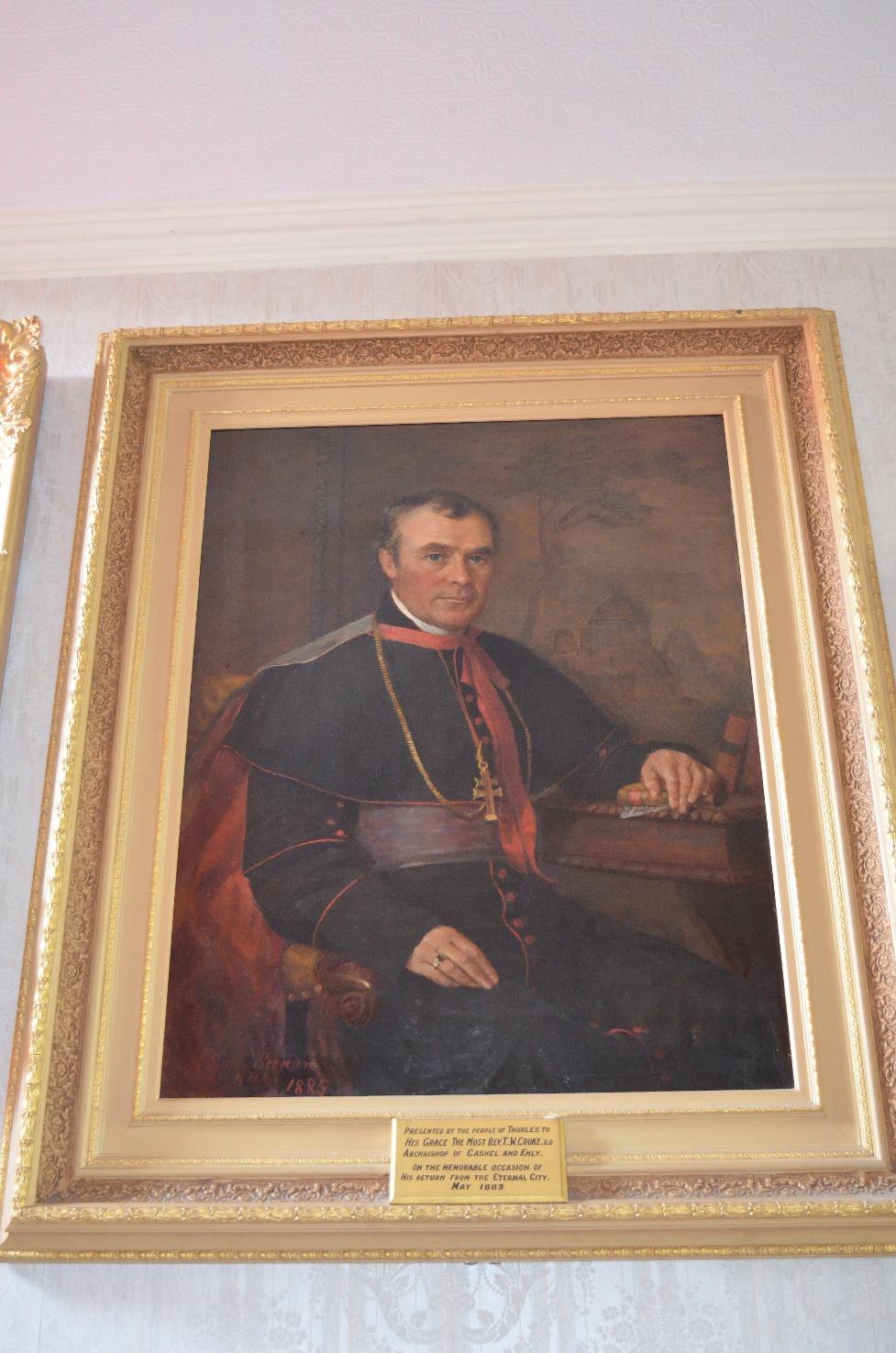 7 Portrait of Archbishop Croke in the hallway of Archbishop s House.