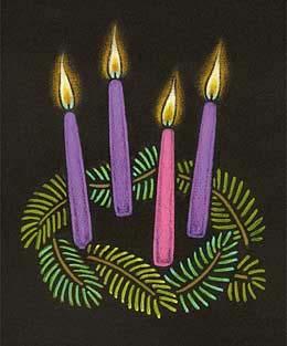 2 {Two purple candles are lit}. Leader: God of power and mercy, open our hearts in welcome.