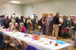 We host an annual community supper attended by 500+ residents that raises funds for the Food Pantry.