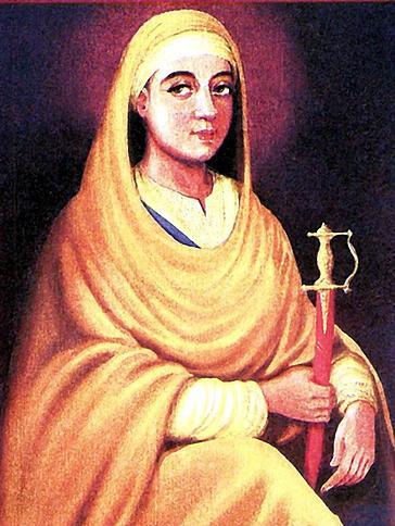 Mata Sundri Ji ਮ ਤ ਸ ਦਰ ਜ 1666-1708 The widow of Guru Gobind Singh Ji, Mata Sundri Ji helped