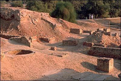 A public well in Harappa, or