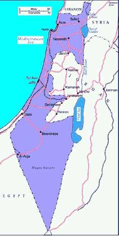 Transjordan. It is now called Jordan. After World War II, Britain wanted to wash its hands of the Palestine problem and turned to the United Nations, successor to the League of Nations.