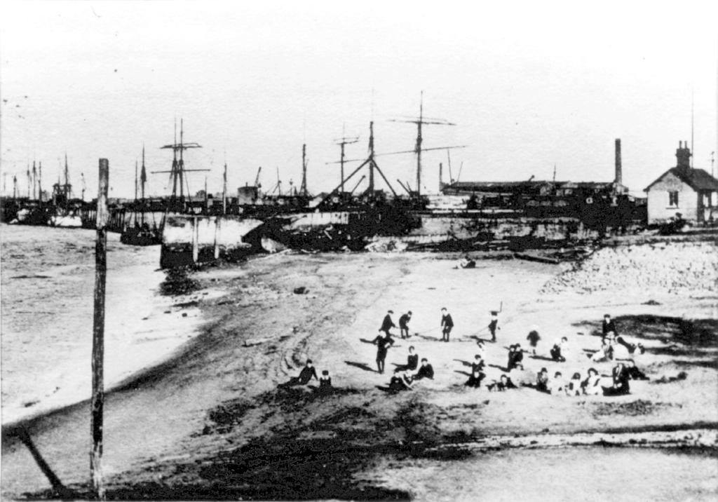 Old photograph of Connah s Quay. Some of these children may be related to the Bennetts.