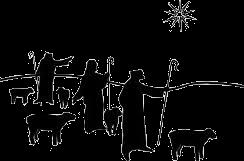 Please sit for The Shepherds THE FIFTH READING Luke 2:8-20 The shepherds find Jesus lying in a manger Please stand to sing CAROL While shepherds watched their flocks by night, all seated on the
