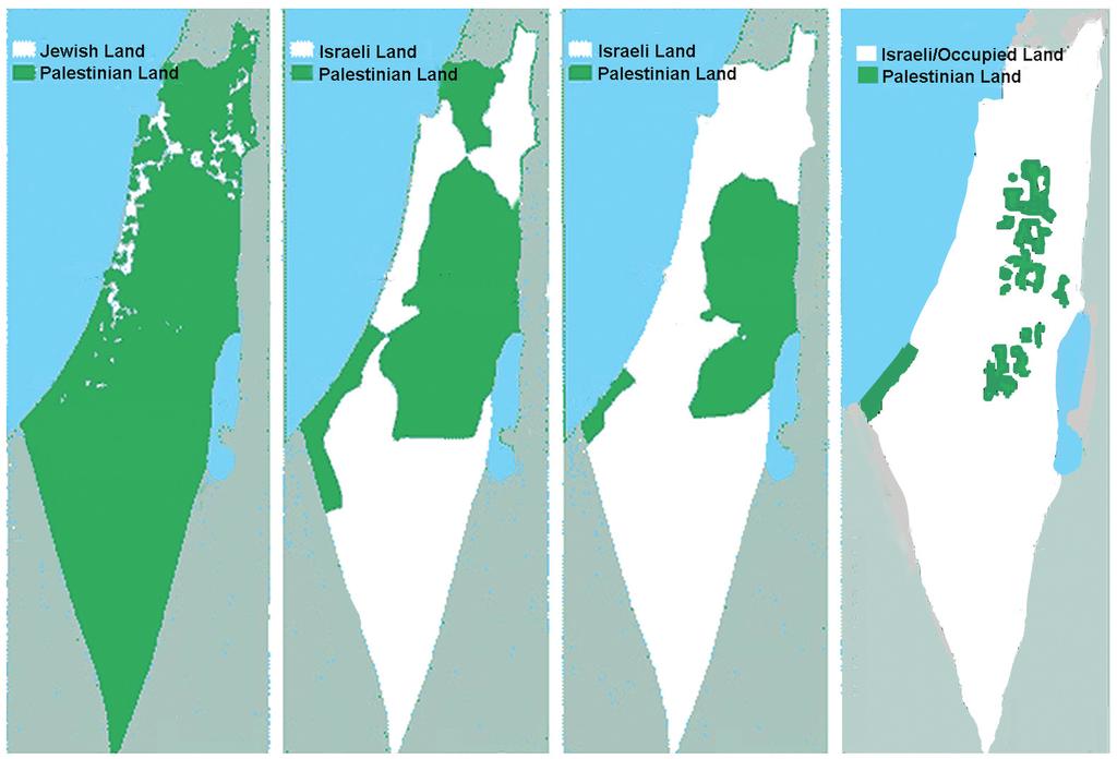 Palestinian loss of land, 1946 to 2000 1946 UN partition plan 1947 1949-1967 2010 Palestine-Israel Action Group, Ann Arbor Friends Meeting piag_@mac.