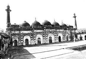 19. Chawk Masjid, Murshidabad, West Bengal, 1767 AD An old photo of the "Chawk Masjid" The Chawk Mosque (also Chawk Masjid) is a mosque in the city of Murshidabad, India.