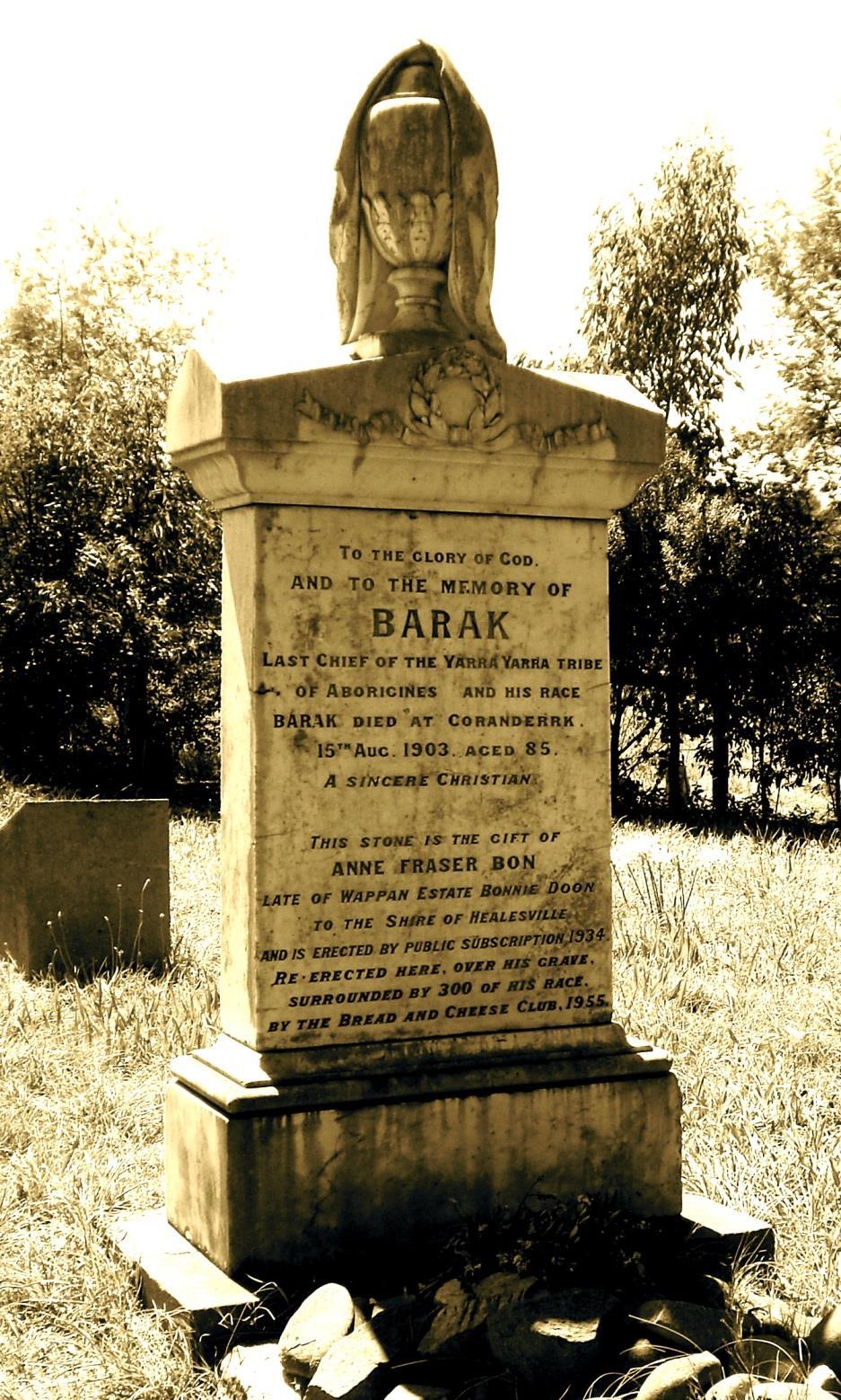 Photo Credit: Ron Amor Barak [1824 1903], known to Europeans as William Barak was a boy when Melbourne was founded.