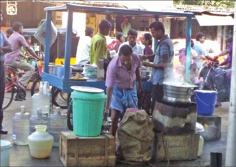 Currently, street food vendors do not adhere to any guidelines or standards for food safety. Many of them are situated near drains and dustbins.
