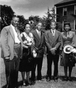 The King family on the day of Martin s graduation from Morehouse College Martin Luther King, Sr.