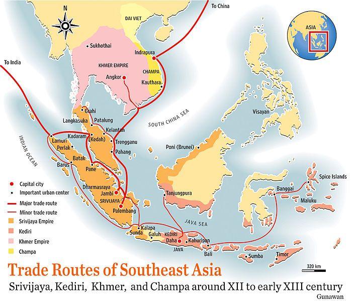SE ASIA What does this map show us about
