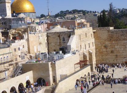 DAY 3 Jerusalem of gold Tuesday, May 17, 2016 We spend our day in Israel s historical capital, Jerusalem, discovering its ancient and contemporary wonders.