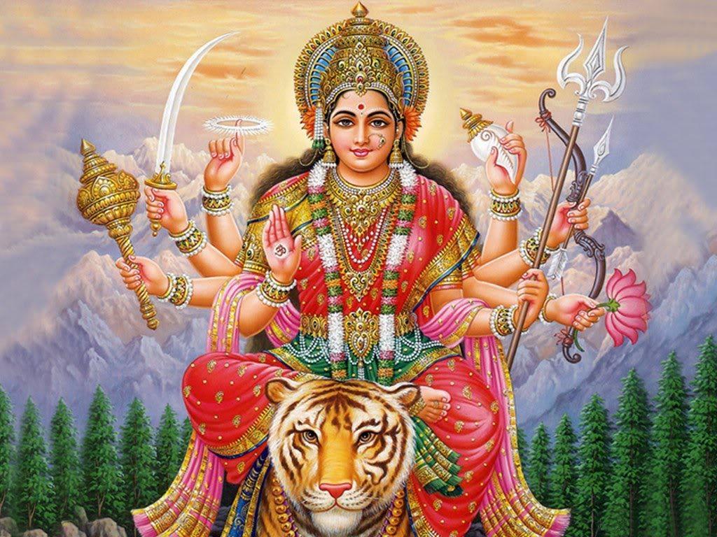 Goddess Durga meditated on Sri Radha Rani for thousands