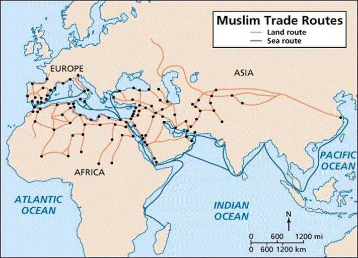 Muslim Trade Routes
