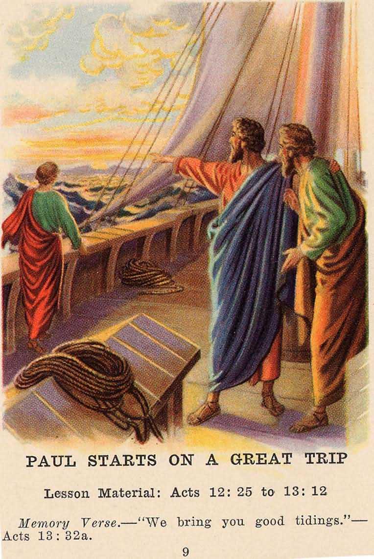 THE END OF PAUL S FIRST MISSION, ACTS 14 Paul and Barnabas had travelled far on their first mission and faced many trials.