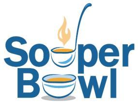 Then look for the box for soup decorated with a large football for Souper Bowl Sunday.