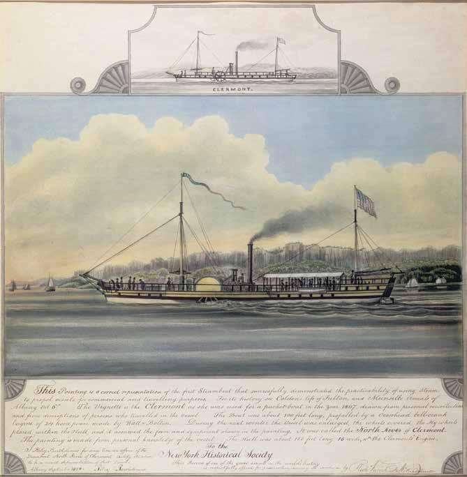 CHAPTER 4: Improvements in Transportation In 1807, Robert Fulton s steamboat, the Clermont, made the trip from New York City to Albany