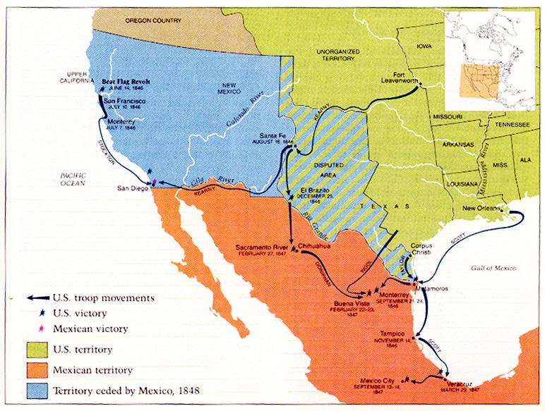 The U.S-Mexican War 1846-1848 36. Name the treaty that would settle war?