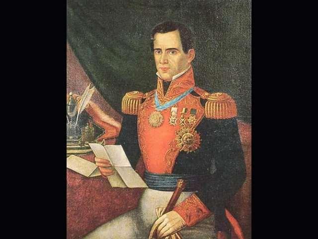 In 1835 General Antonio Lopez de Santa