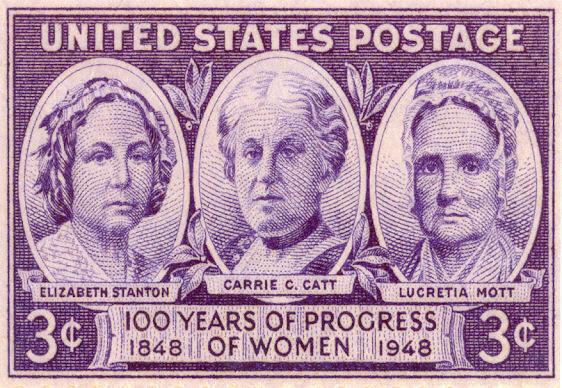 WOMEN S RIGHTS 1848 SENECA FALLS, NEW YORK STANTON BROUGHT THE DECLARATION OF INDEPENDENCE WITH HER