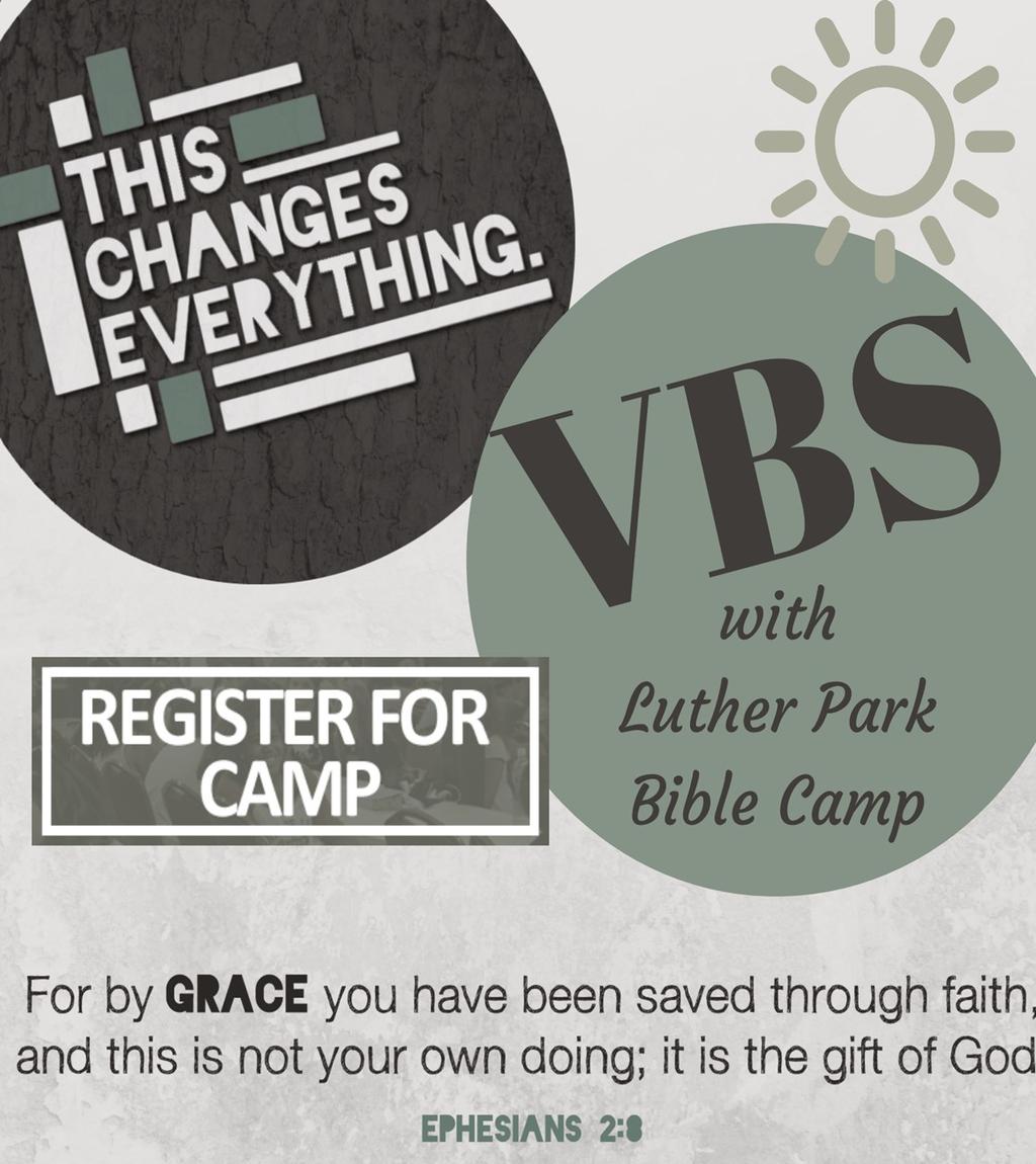 Bay View Lutheran Church August 6-10 9am-Noon Ages