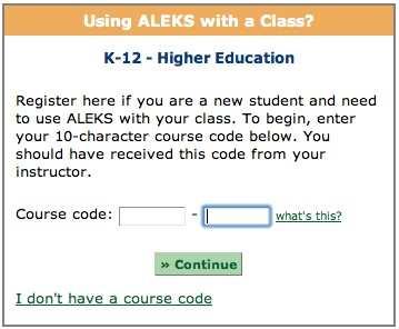 ALEKS Registration Instructions, pg 1 of 2: Step 1: For new users go to http://www.aleks.com and click SIGN UP NOW!