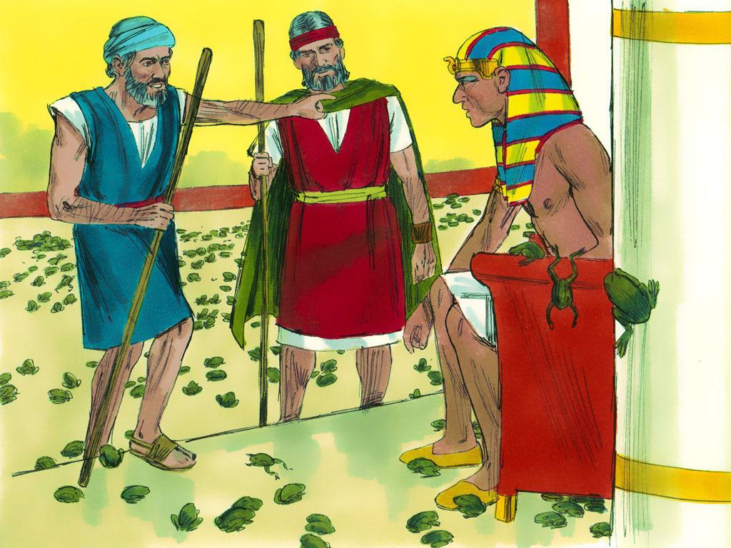 11. So Pharaoh asked Moses to make the plague stop.
