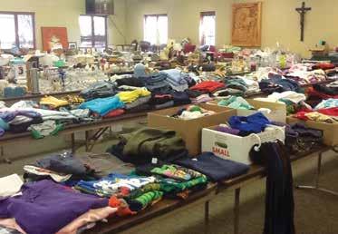 We re all familiar with the phrase, One person s junk is another person s treasure. However, this phrase took on new meaning on April 15-16, when the Women s Society held its annual Garage Sale.