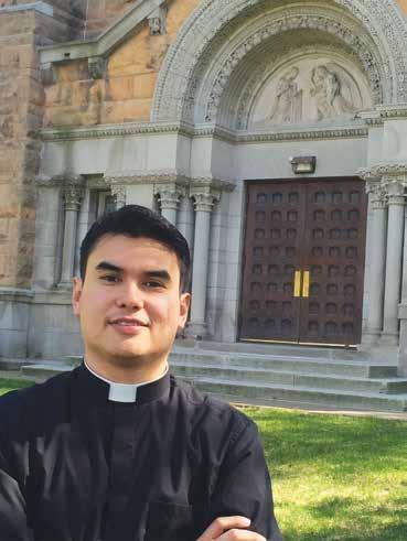 June 2016 Seminarian Jhonatan Sarmiento A Discernment Journey Seven years ago, seminarian Jhonatan Sarmiento came to Illinois from Colombia, South America in order to study to become a priest.