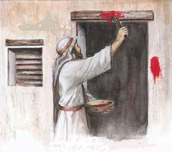 God told the Israelites to put some of the lamb s blood around the doorframes of their
