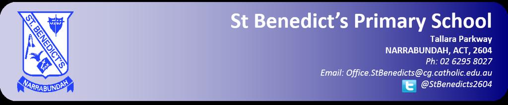 NEWSLETTER 14 23 rd May 2018 Let mercy live among us PRINCIPAL S COLUMN Dear Parents and Carers, Community Community is very important to us at St Benedict s.