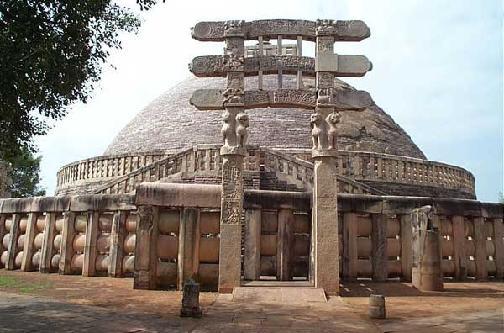 Stupa built during time of Ashoka- this one is located at Sanchi Rise of the Guptas Another