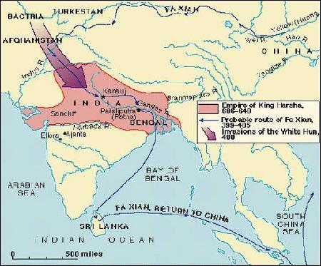 Gupta Empire Considered a Golden Age Extensive trade with SE Asia including cotton (which was native to India) Little contact with China- WHY?