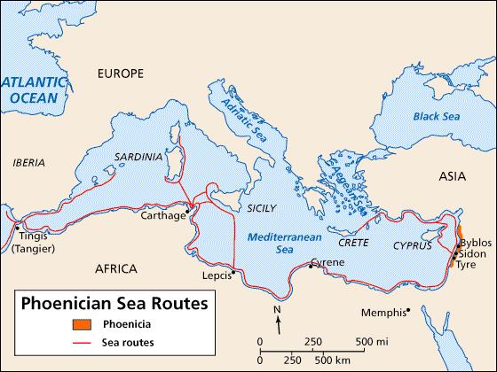 II. Phoenicians - Carriers of
