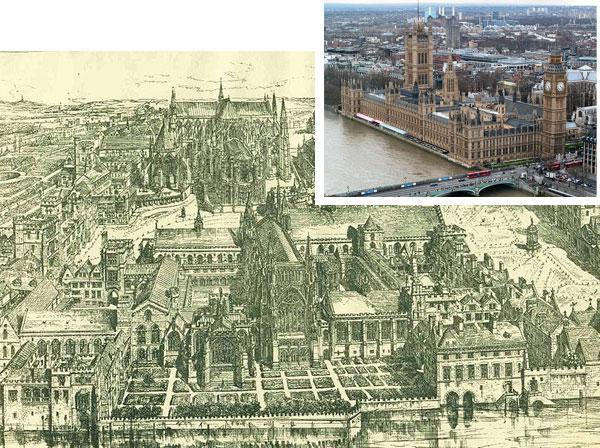 On the fifth of November 1605, Guy Fawkes hid in a spare room far beneath the House of Lords chamber. He had with him wood for a fire and thirty-six barrels of gunpowder.