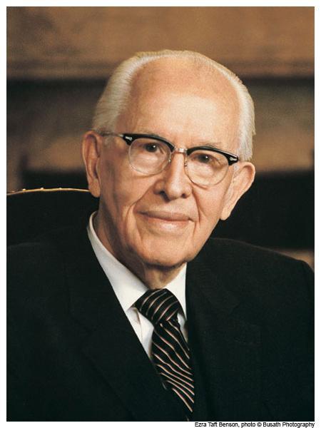 President Ezra Taft Benson, the thirteenth President of the Church, said the following: The Lord warns us in the Doctrine and