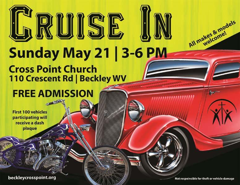 CP Men s Ministry to Host Cruise In Due to inclement weather in April we have rescheduled the Cruise In for May 21!