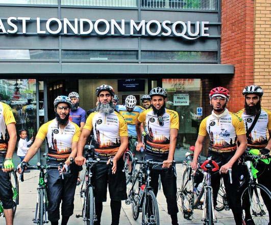 Eight men cycling from London for Hajj, to raise 1m Syria fund Eight Muslim men from the UK have set off for Hajj on bikes.