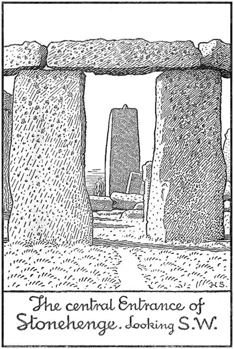 33 Stonehenge: To-Day And Yesterday By Frank Stevens The central Entrance of