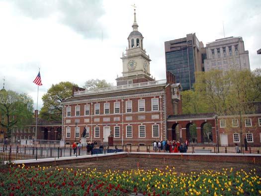 Independence Hall, Philadelphia, Pennsylvania The powerful sentiments eloquently expressed in the Declaration of Independence called a new nation into being in July 1776.