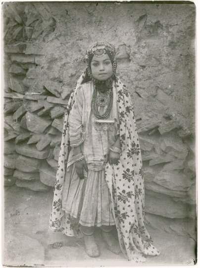 A child bride in Iran, 1875. Photograph by Antoin Sevruguin.