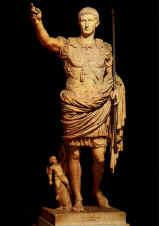 + PAX ROMANA The Roman Peace A. Octavian chose to restore the republic, but it functioned like a monarchy. He took the title of Caesar as his political title.
