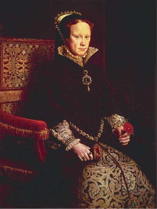 Portrait of Mary I (r. 1553 1558), Queen of England.
